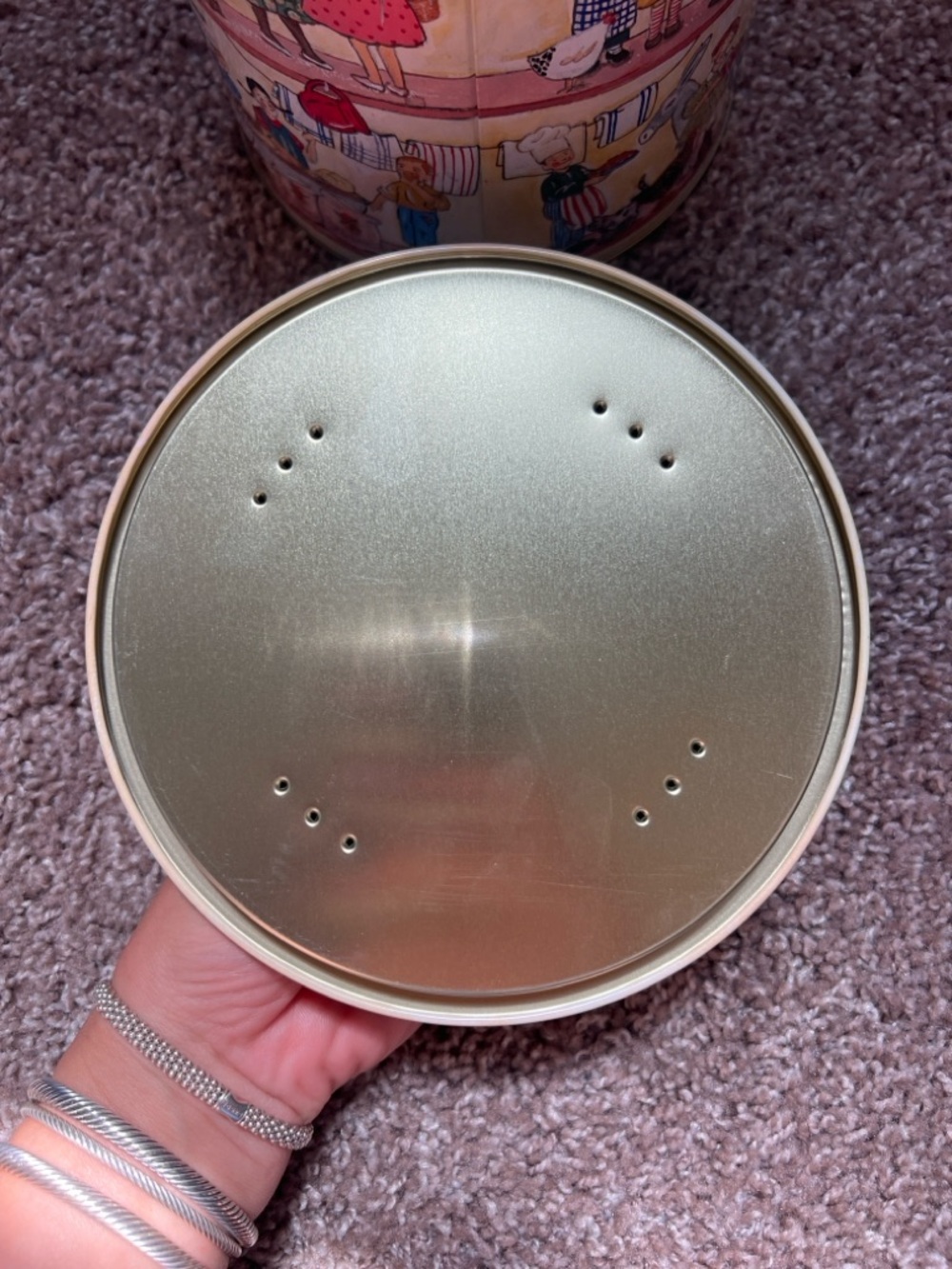Poilâne Paris French Biscuit Tin Canister Set of 2 Made in France Massilly - Picture 10 of 12